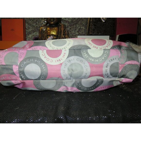 Coach Ashley Signature Snaphead Graphic Logo Carryall Satchel Crossbody 15504 - Picture 6 of 15